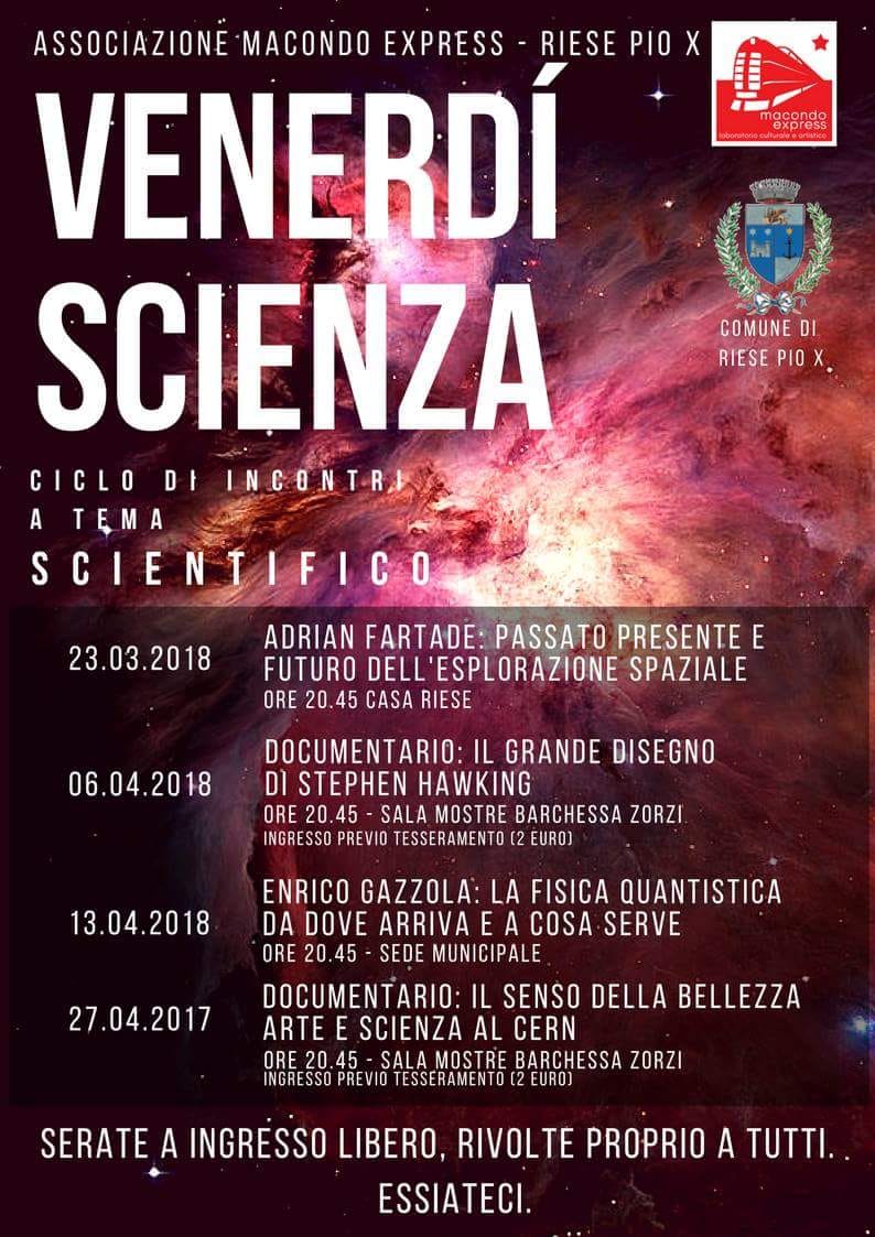 VENERDÌ SCIENZA